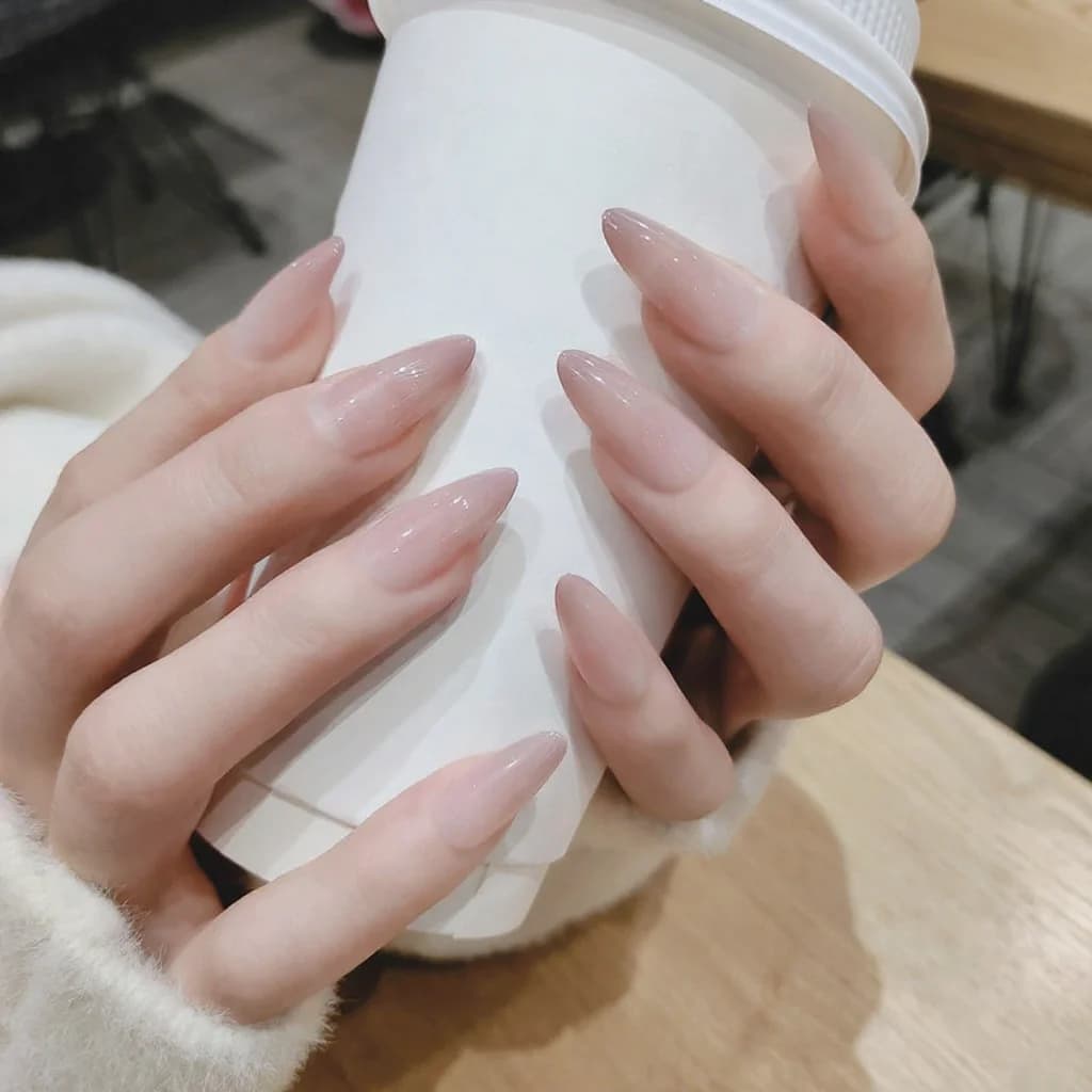 Uñas Postizas Largas con Degradado