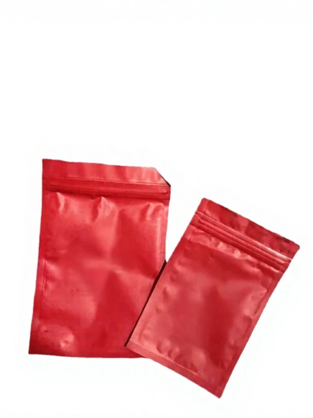 Bolsas de plástico con cierre zip opacas para herramientas de uñas y uñas postizas