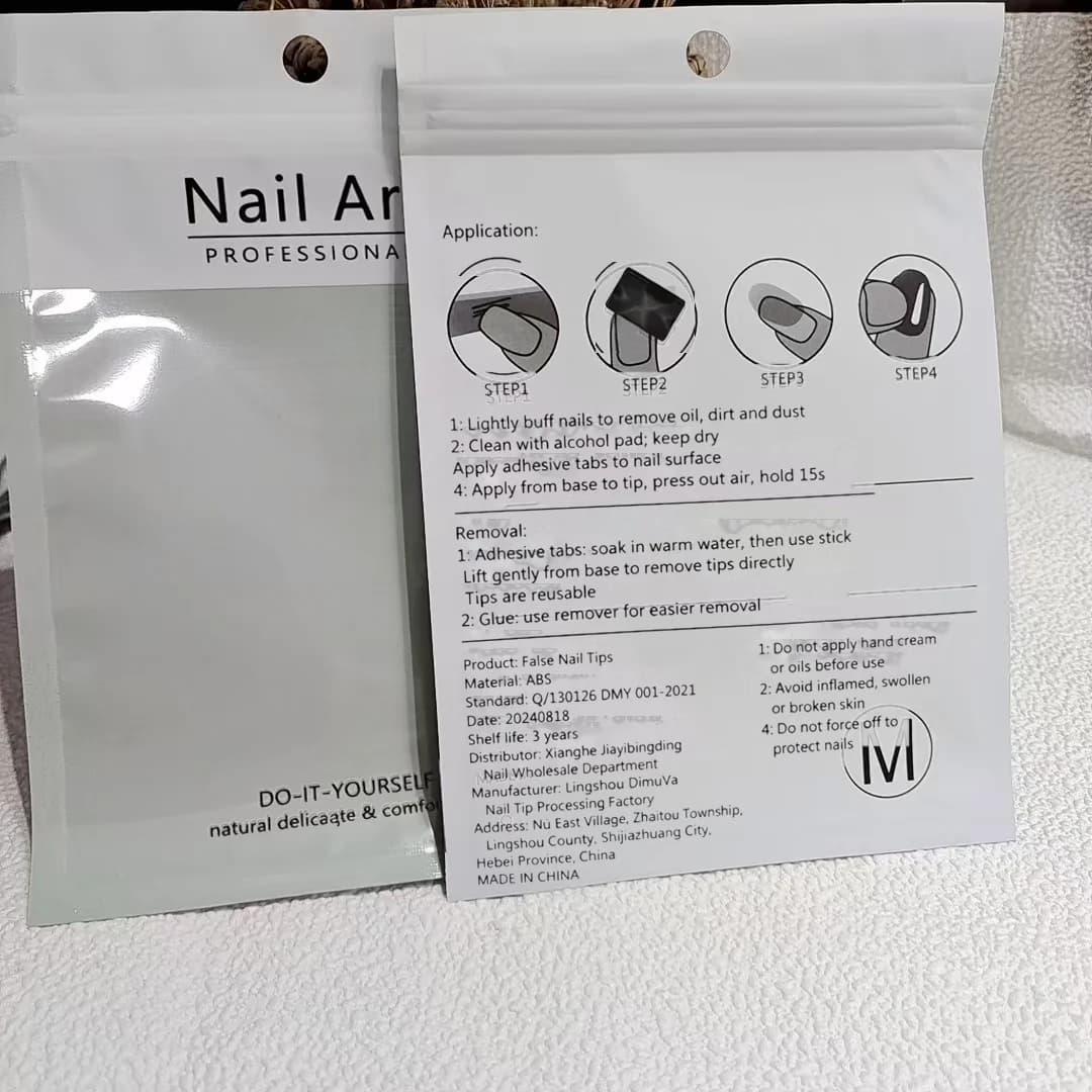 Bolsas de Plástico con Cierre Zip Verde Salvia para Almacenar Herramientas de Uñas