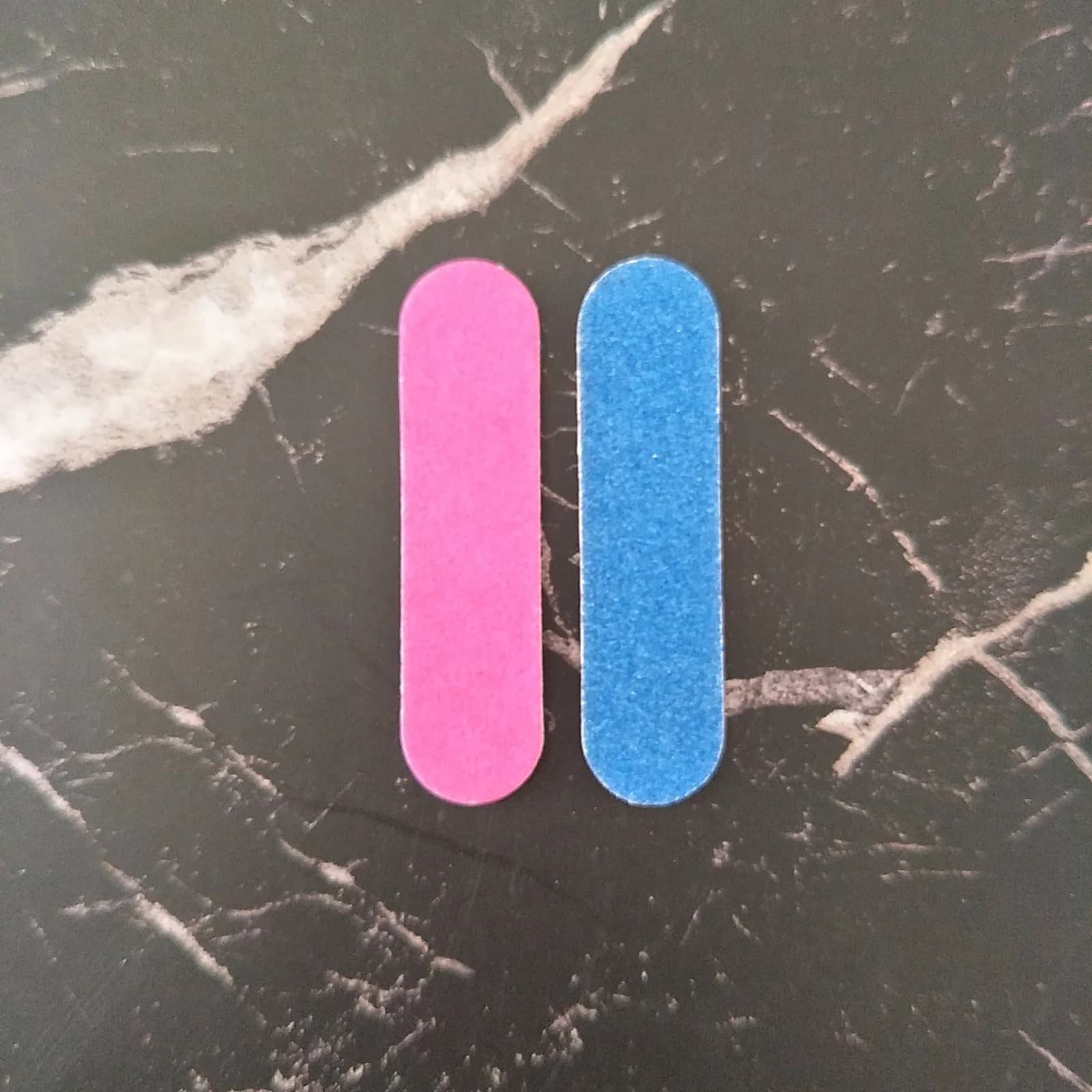 Lima de uñas de madera de doble cara para manicura y pedicura